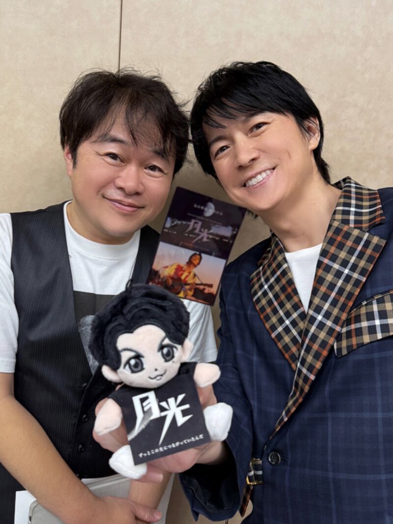 Image for the Tweet beginning: ※ちぃましゃくんも弾丸舞台挨拶お疲れ様でした！福

#月光ずっとこの光につながっていたんだ 
#BROS1991 