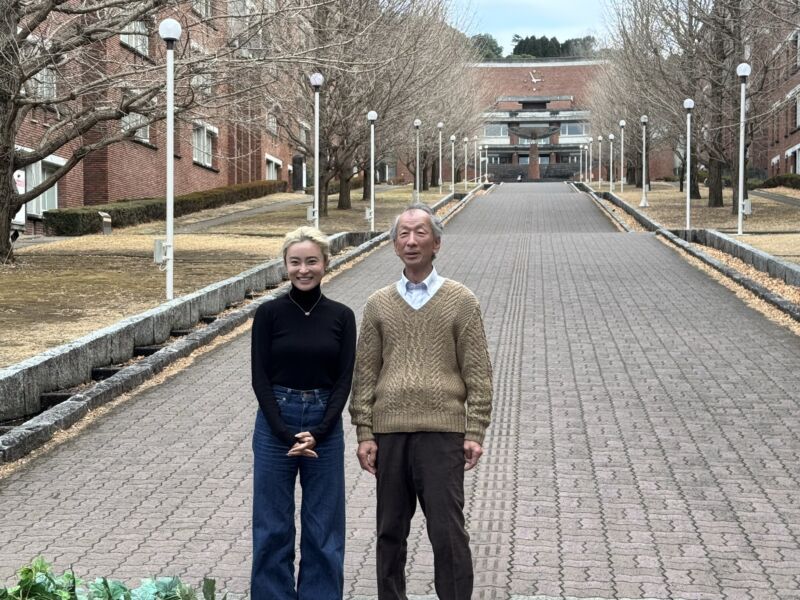 Image for the Tweet beginning: 静岡県立大学に現る♪（ｖ＾＿＾）ｖ 